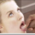 【4K高画質】激かわ金髪白人美女の黒い巨根sex フェラ パイパン pf0262